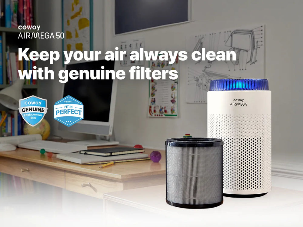 Coway Airmega 50 – Håll din luft alltid ren med originalfilter