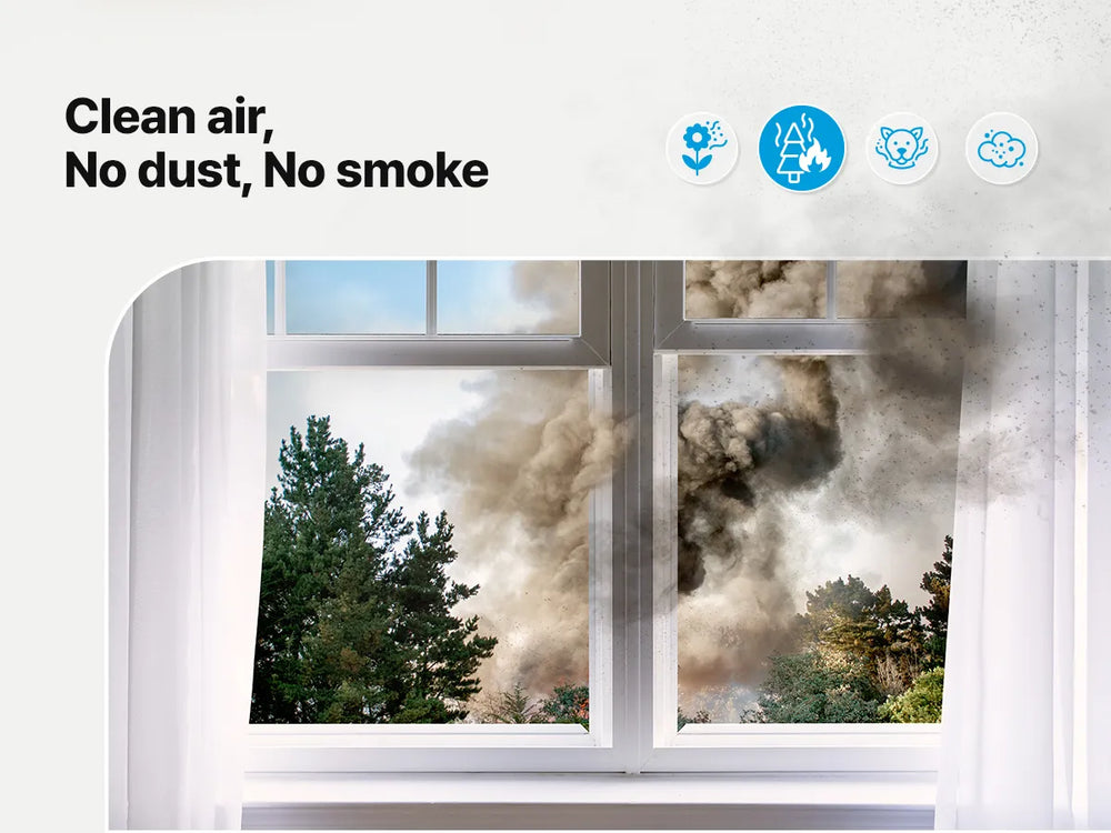 Airmega 50 – Ren luft, inget damm, ingen rök
